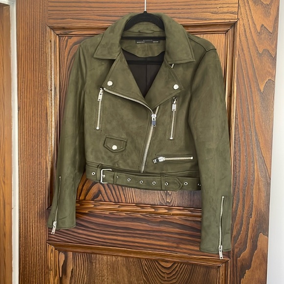 NWOT - Zara Faux Suede Jacket - Picture 2 of 2